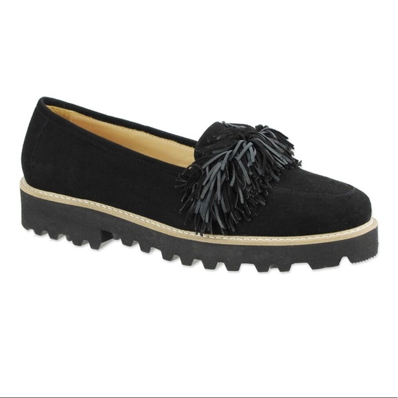 ron white Shoes - Ron White Skylar French Navy fringe loafer made in Italy size 38 (7.5)